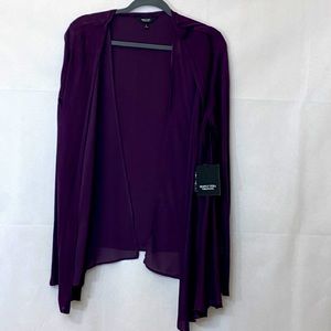 NWT! Long sleeve purple cardigan by Simply Vera!